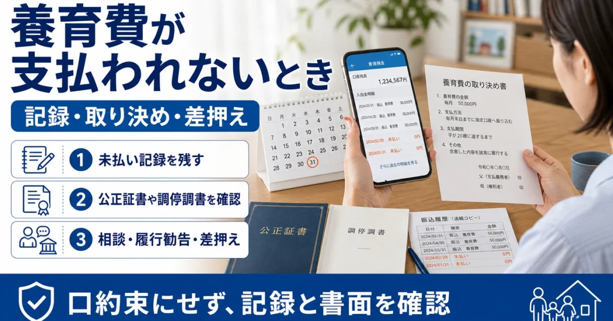 高齢の親と家族が介護費用の明細を確認し、相談員と話している場面