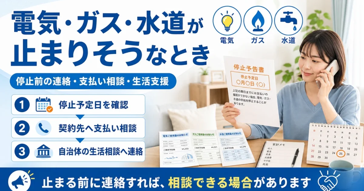 解雇通知書と雇用契約書を見ながら対応を確認する会社員
