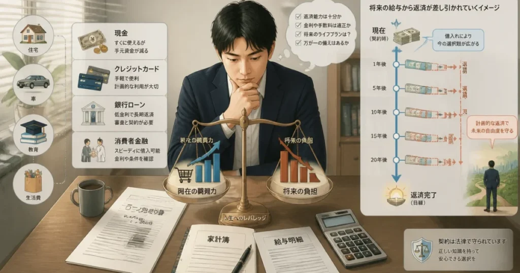 お金を借りる前に知る法律と限界｜ローン・消費者金融・返せる額の計算