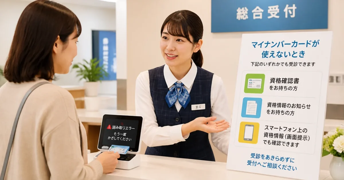 資格確認書が届かない・マイナ保険証が使えないとき｜受診前に今日確認すること
